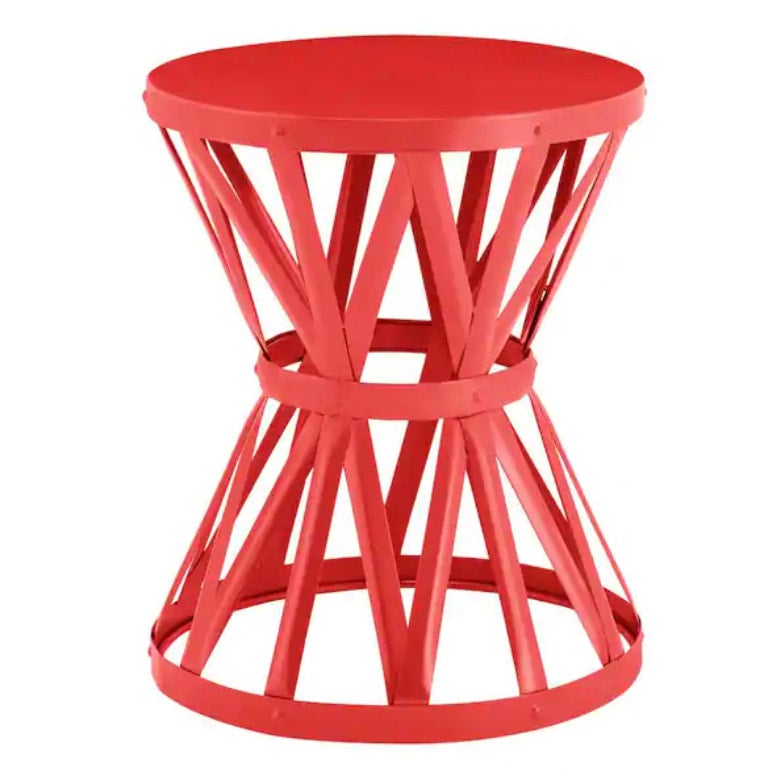 Outdoor metal hot sale stool table